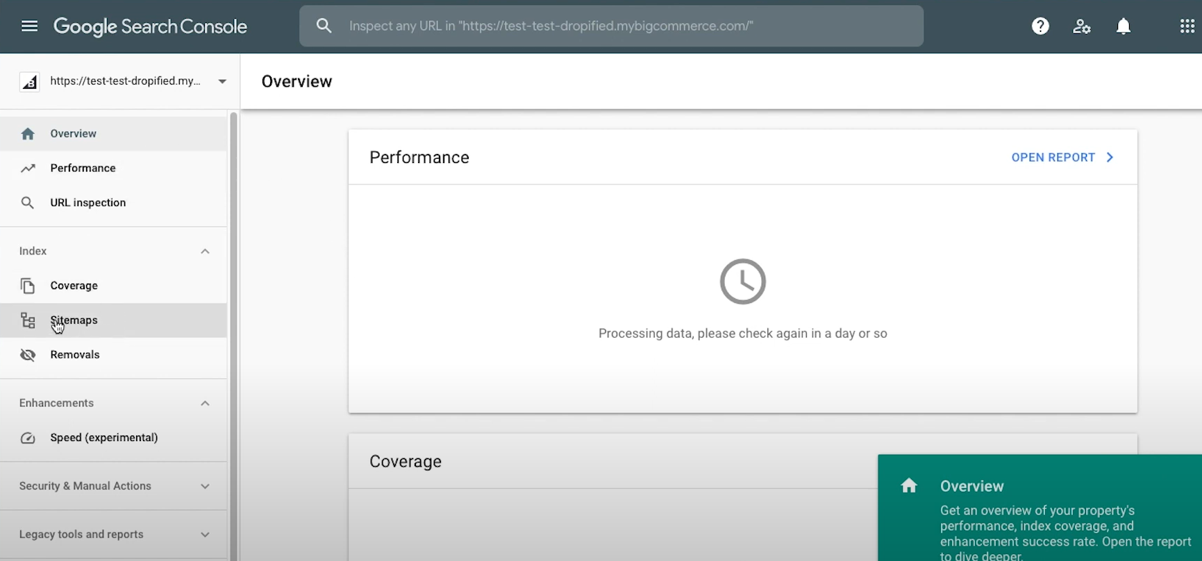 XML Sitemap BigCommerce Verification 